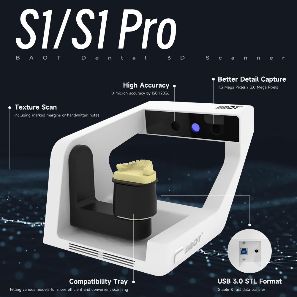 Scaner dentar 3D Scanare maxilar inferior